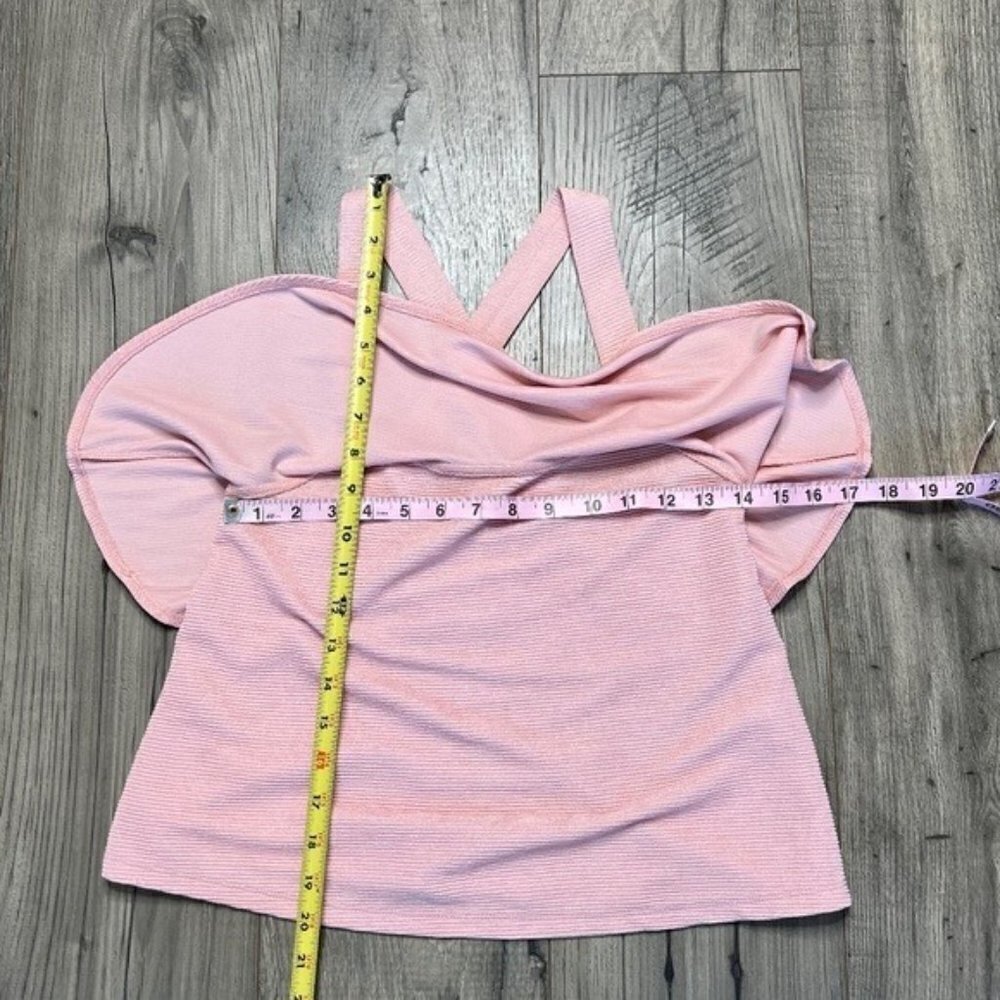 Madewell Tiered Tank Top in Light Pink Size Size XS - Picture 4 of 11